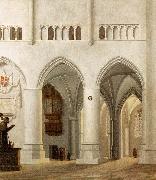 Interior of the Church of St Bavo at Haarlem